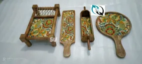 Mango Wood Platter Set for Dining and Serving - MK001KPS