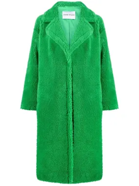 Maria Green Single-Breasted Coat 560