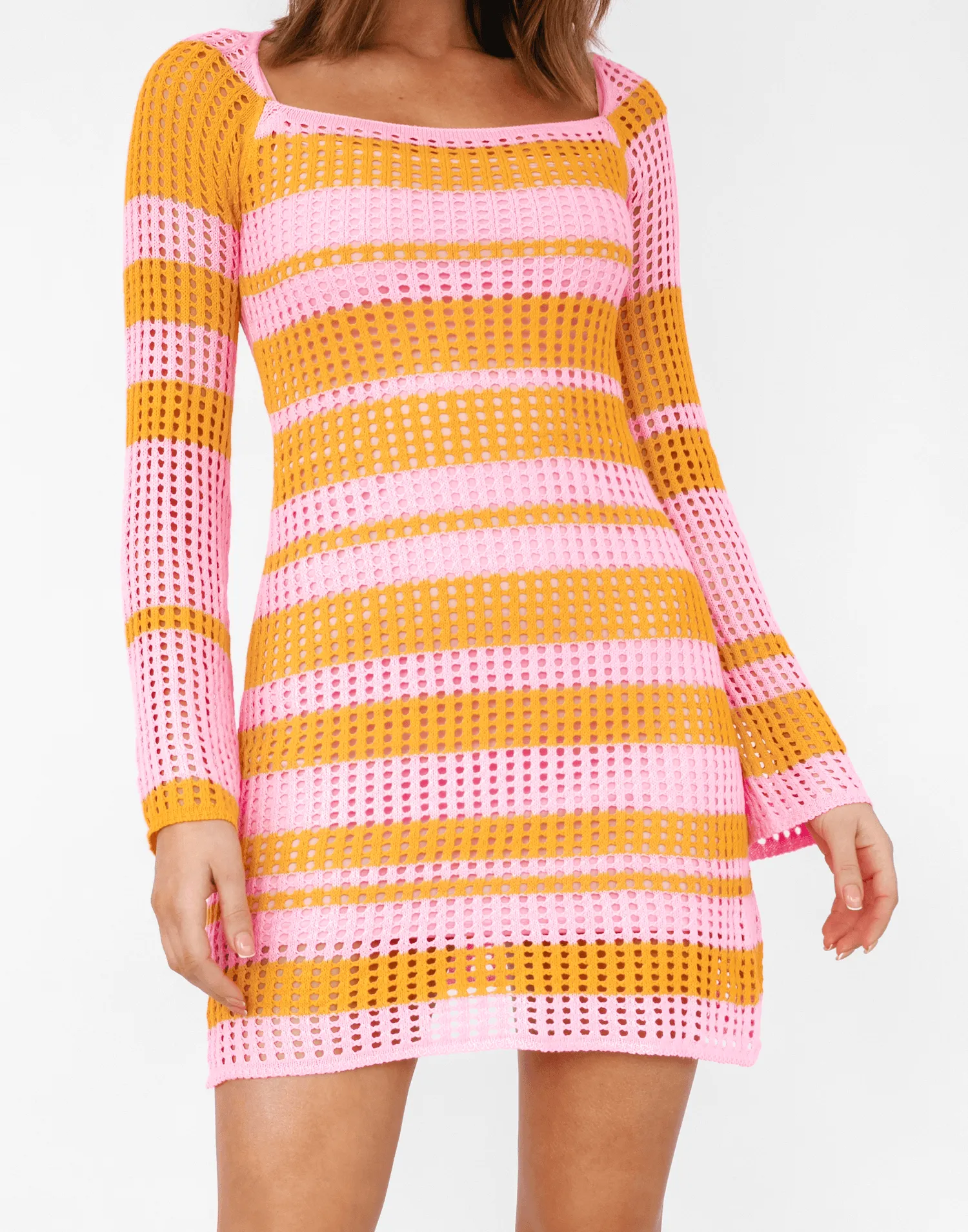 Marley Pink/Orange Mini Dress