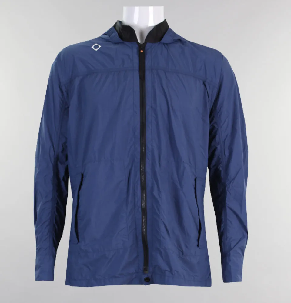 Ma.Strum Packable Rain Tunic Jacket - Northern Blue