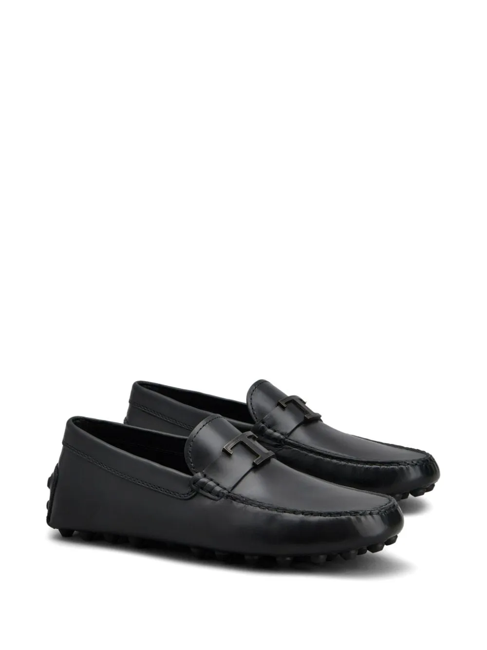 Men's Black Leather Moccasins for Spring/Summer 2024 by TOD'S