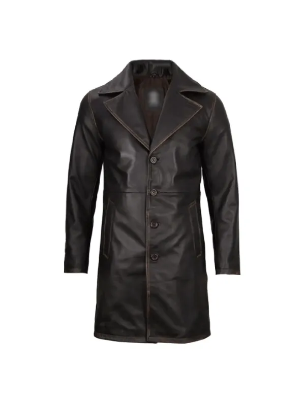 Brown Leather Jacket for Men