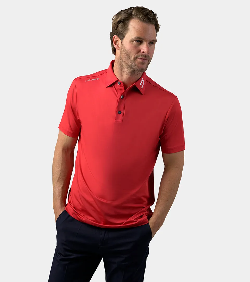 Men's Golf Polo Shirt - Red