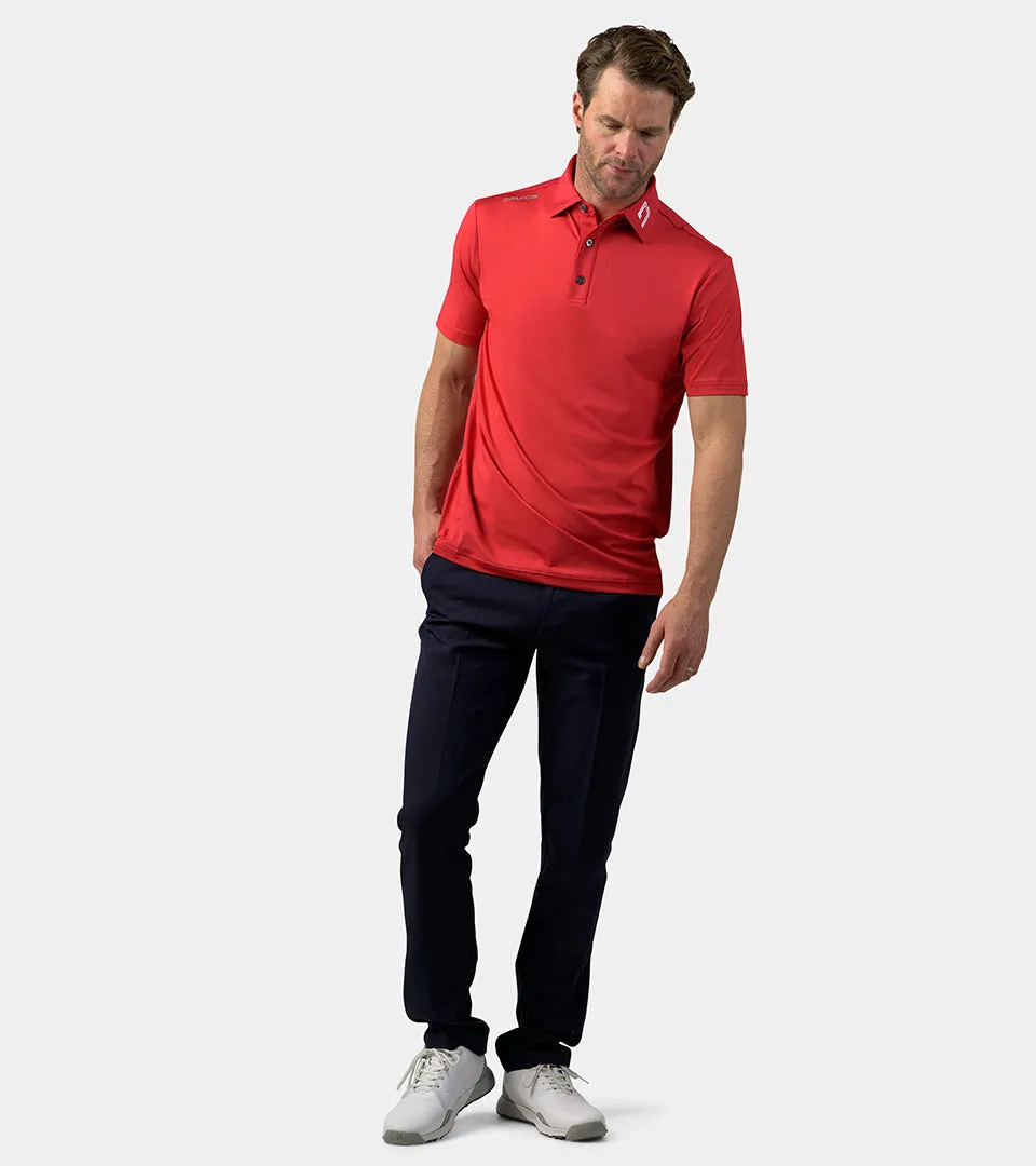 Men's Golf Polo Shirt - Red