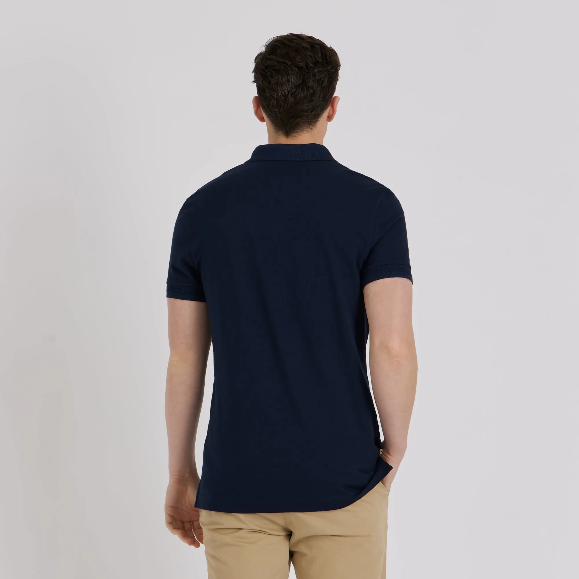 Men's Piqué Polo Shirt Navy