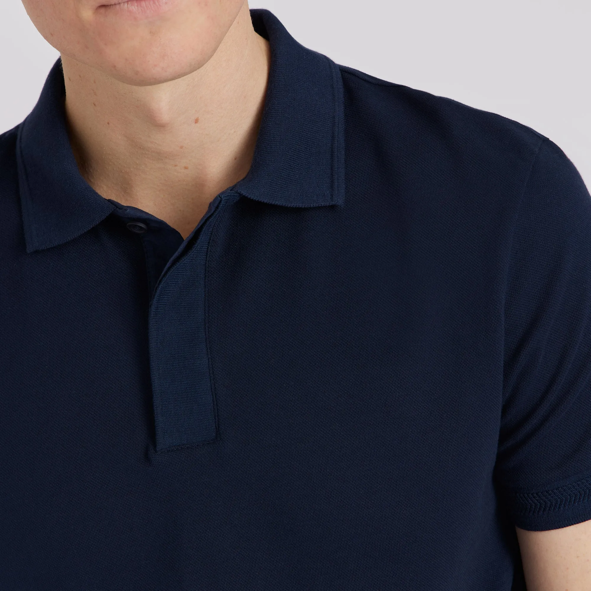 Men's Piqué Polo Shirt Navy