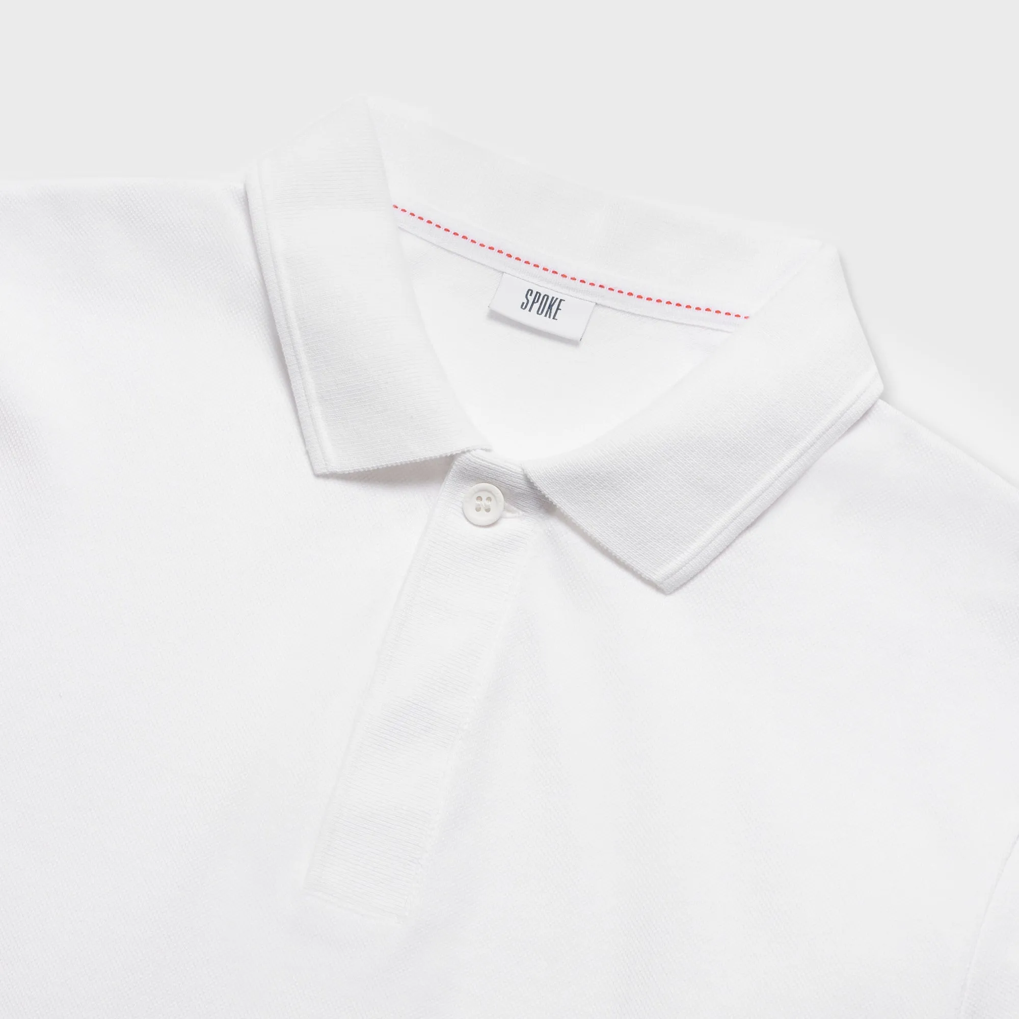 Men's Piqué Polo Shirt White