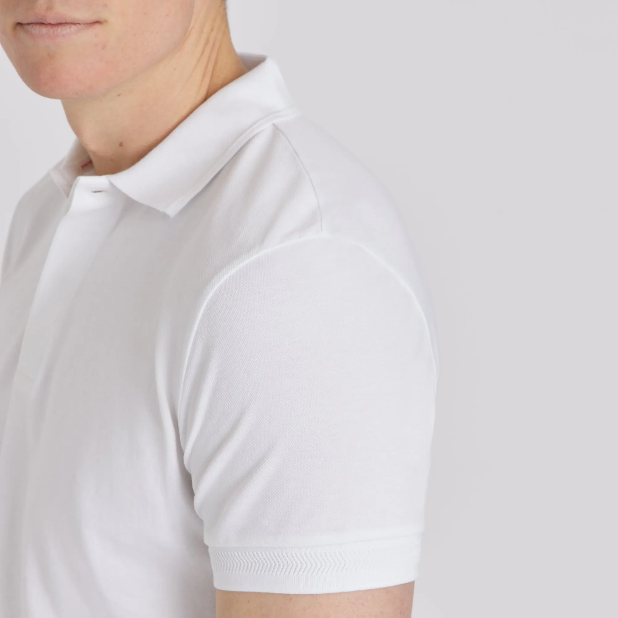 Men's Piqué Polo Shirt White