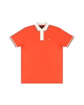 Men's Positano Polo Shirt - Tangerine A229