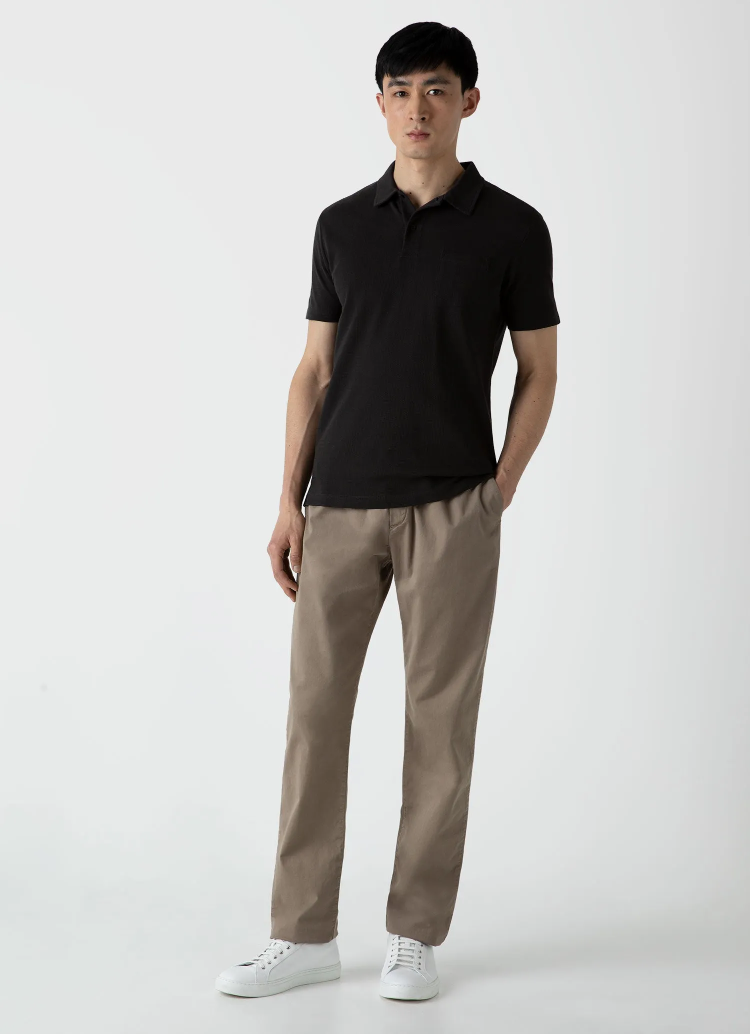 Riviera Polo Shirt for Men - Coffee