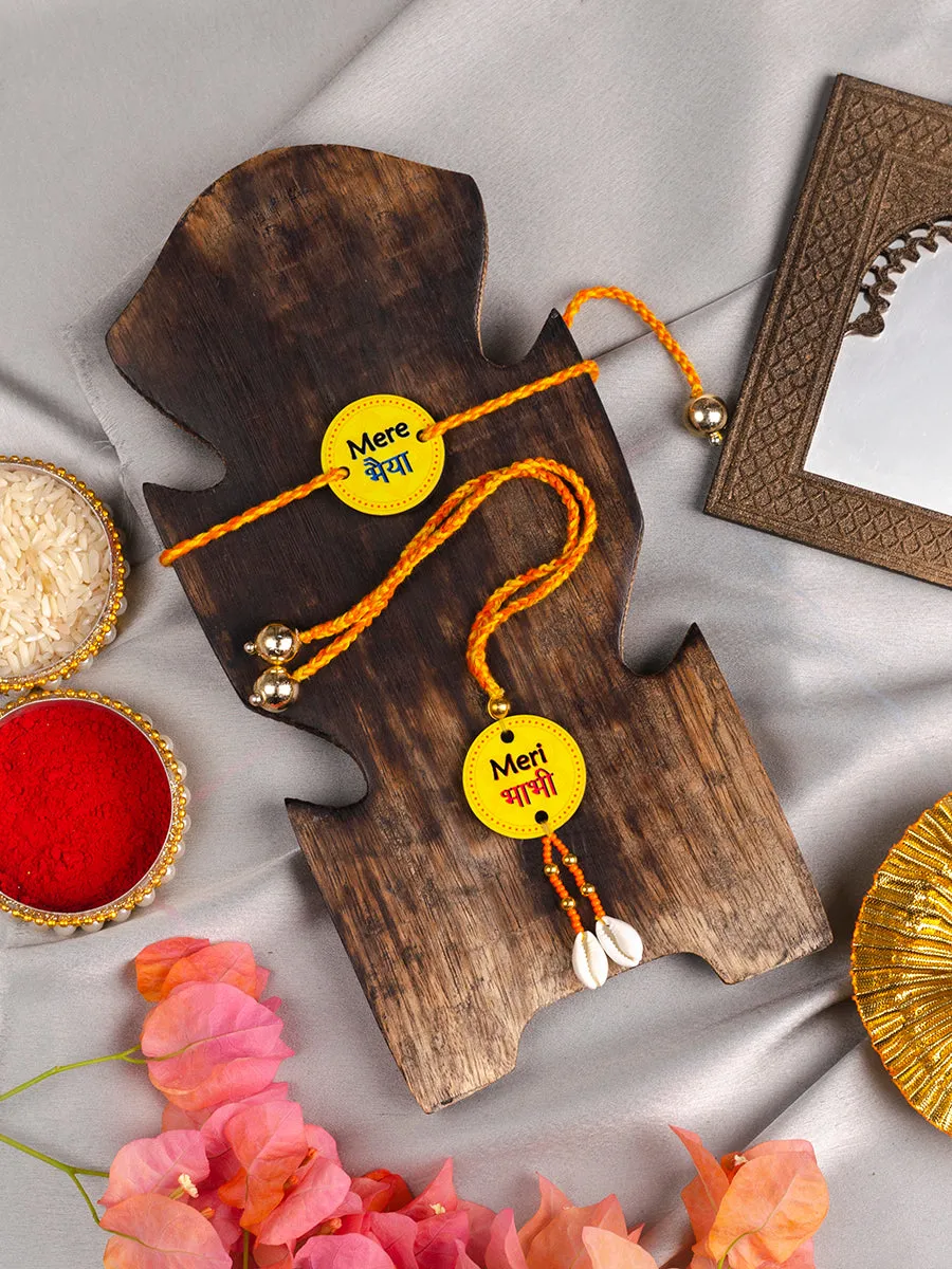 Mere Bhaiya + Meri Bhabhi Rakhi & Lumba Set