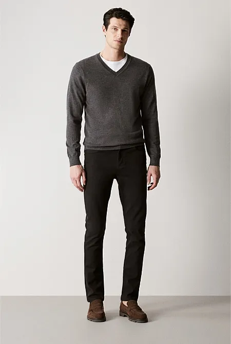 Merino V Neck Knit