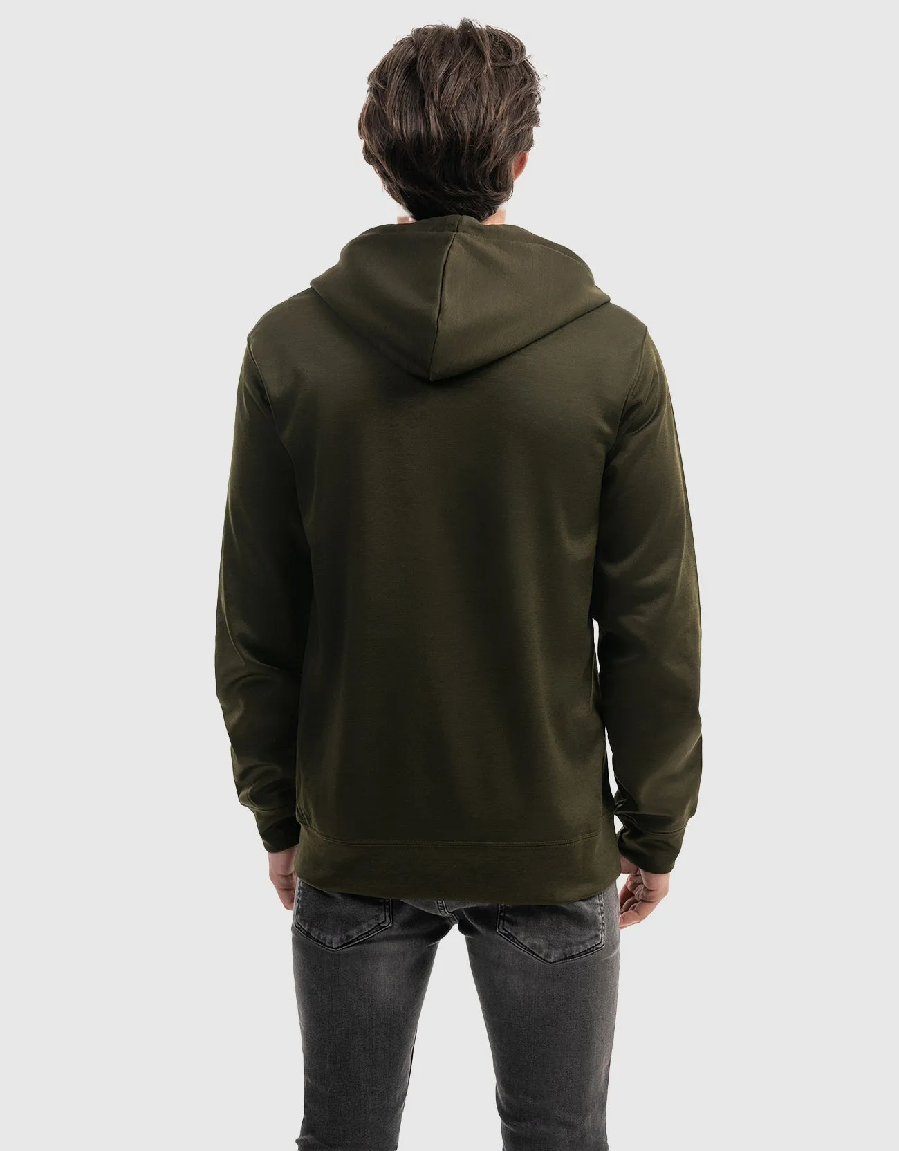 Mio Marino Men's Full Zip Hoodie Sweatshirt.