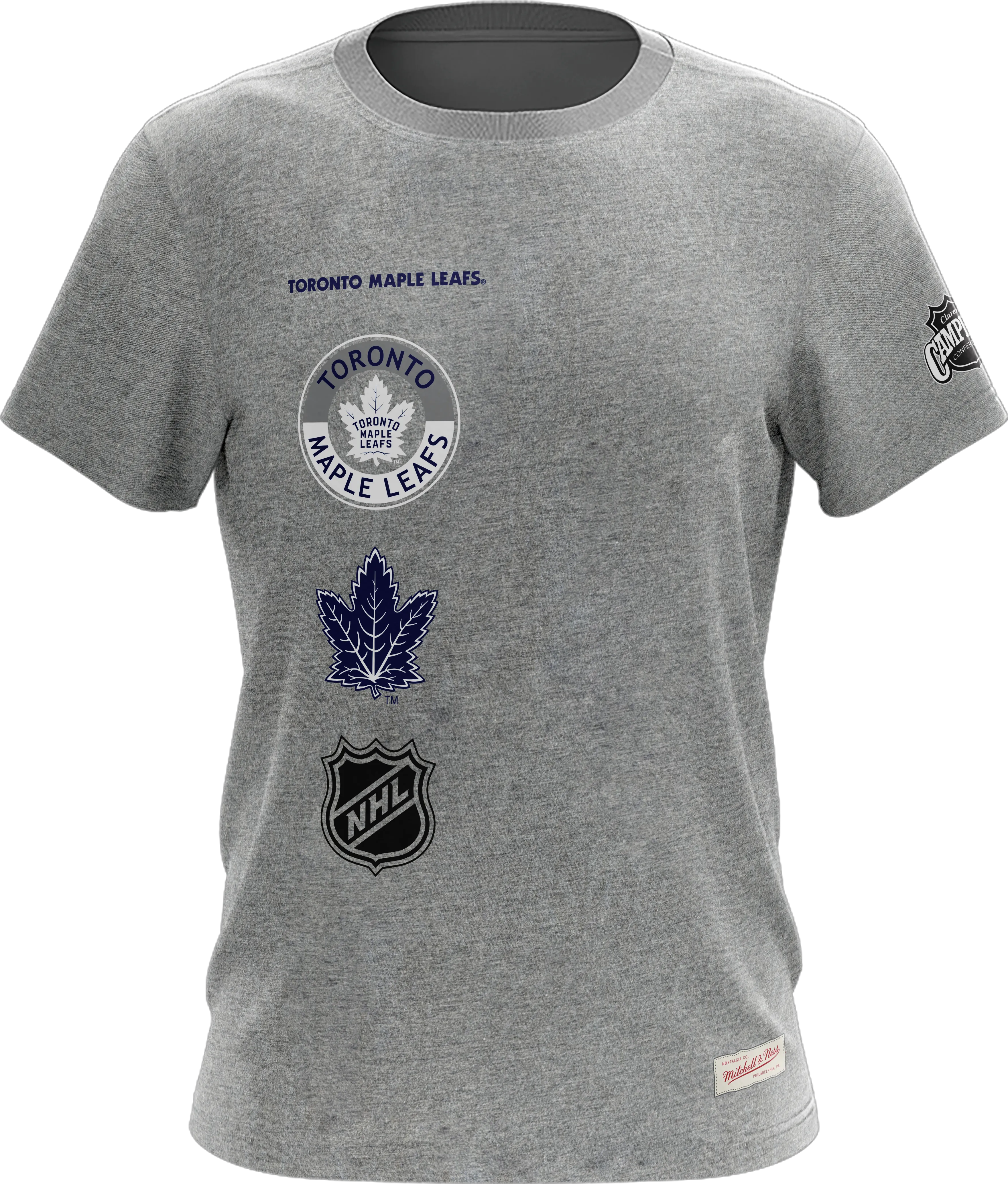 Mitchell & Ness Men's T-shirt with Maple Leaf City Logo