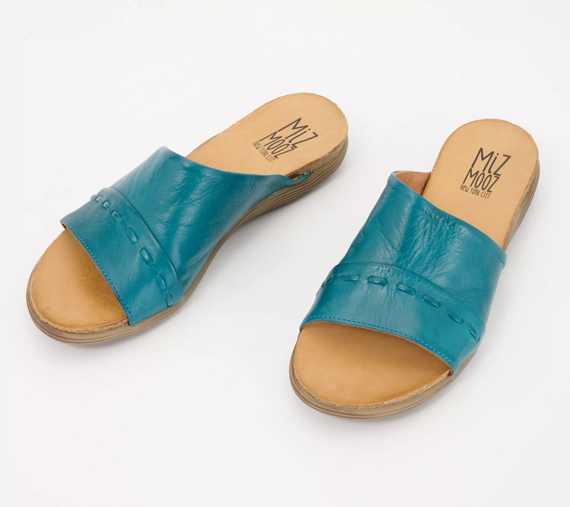 Miz Mooz Leather Slide Sandals - Mae