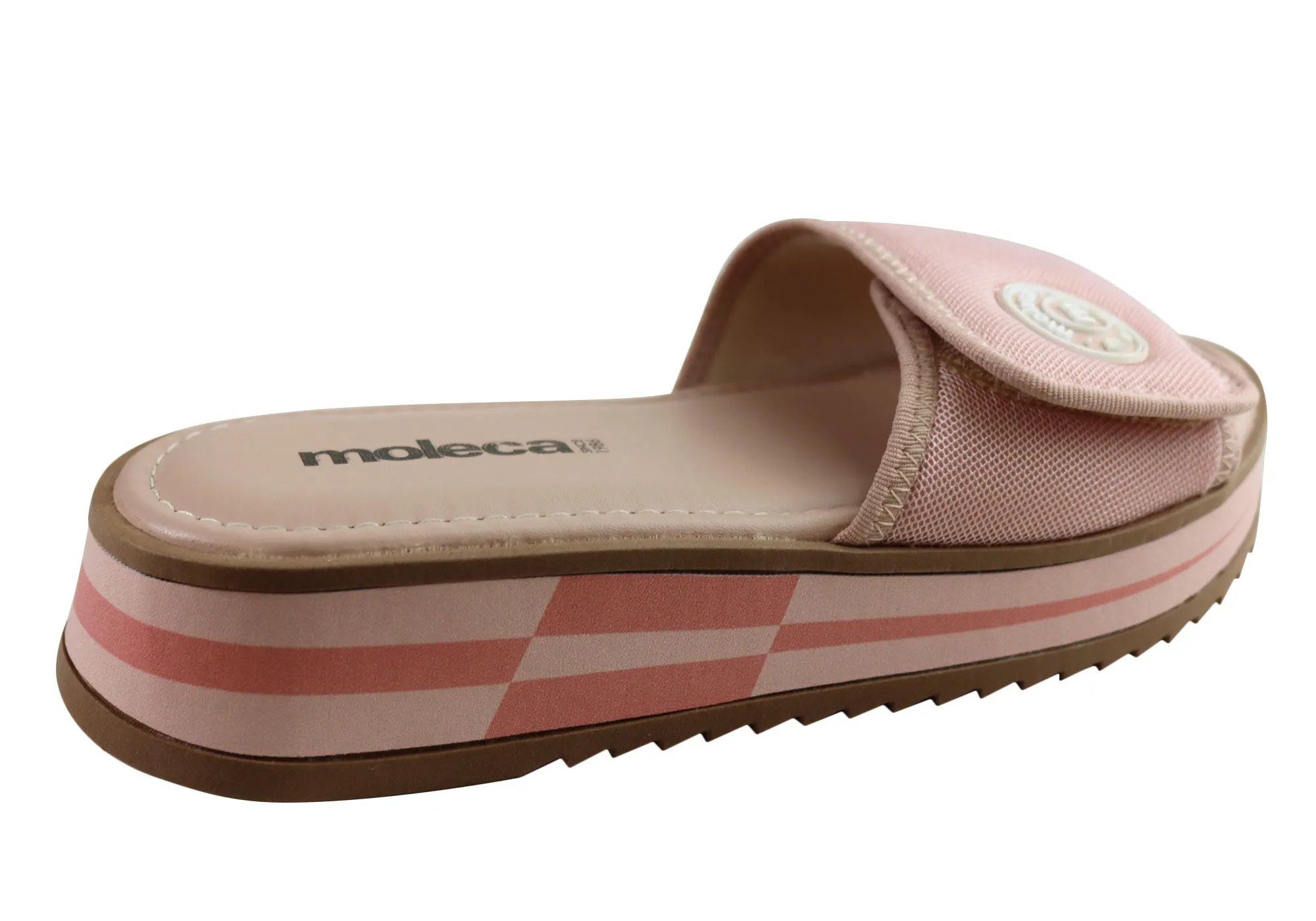 Moleca Kamero Womens Comfortable Slides Sandals Made In Brazil