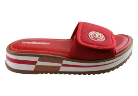 Moleca Kamero Womens Comfortable Slides Sandals Made In Brazil