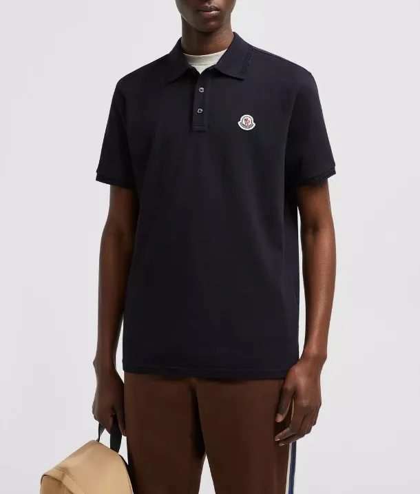 Moncler Logo Patch Polo Shirt