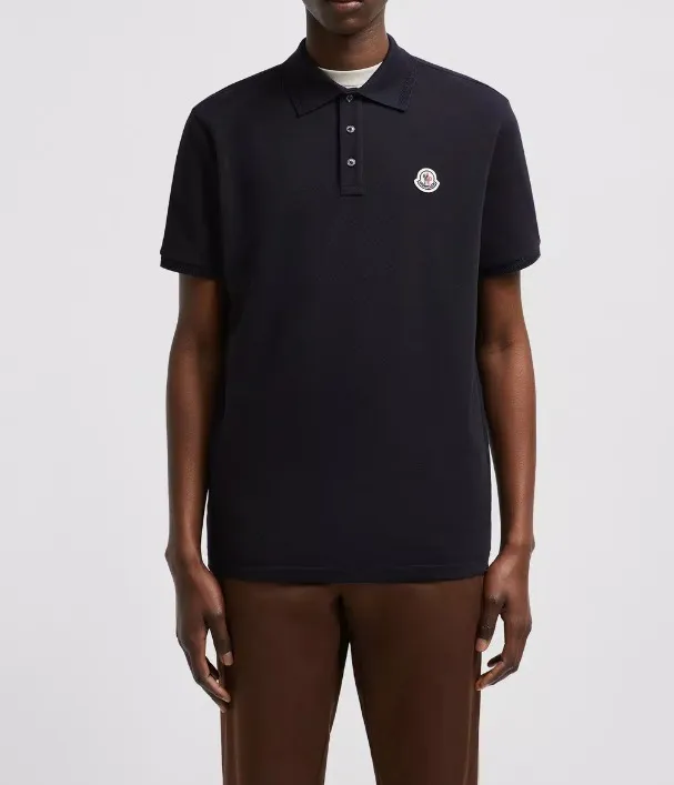 Moncler Logo Patch Polo Shirt