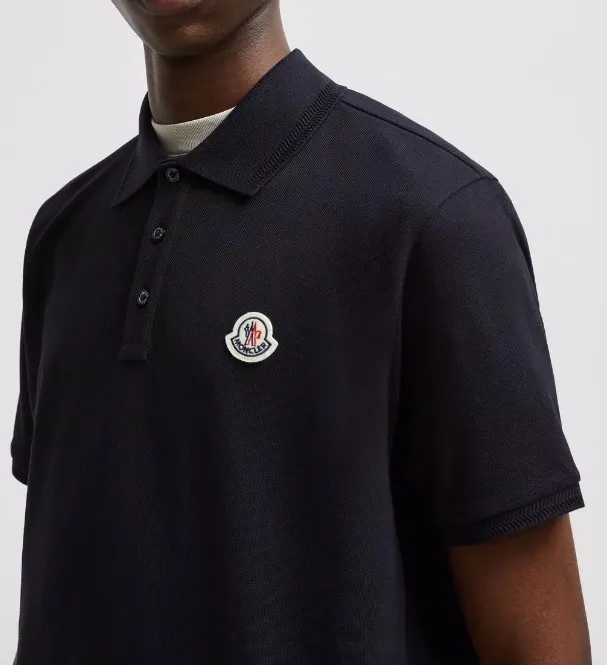 Moncler Logo Patch Polo Shirt