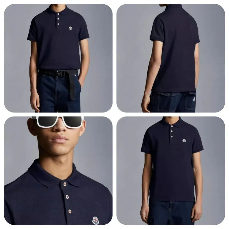 Moncler logo polo shirt.