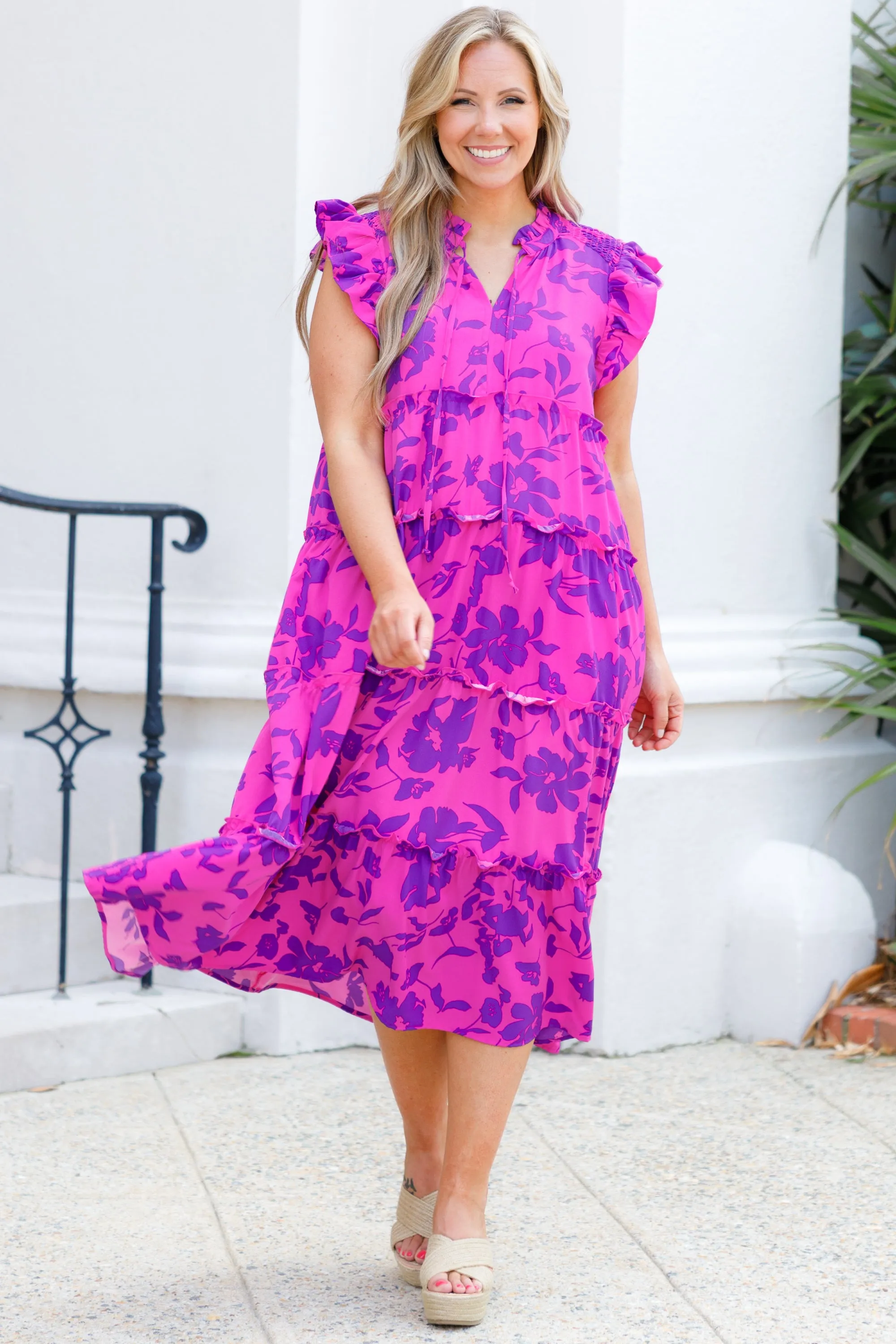 Magenta Mix Moon Gazing Dress