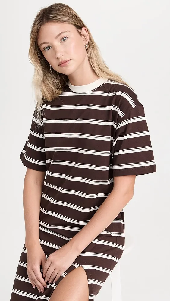 MSGM   Stripe Polo Dress 