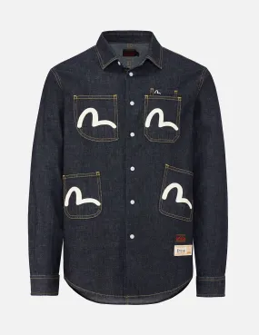 Multi-pockets Denim Shirt