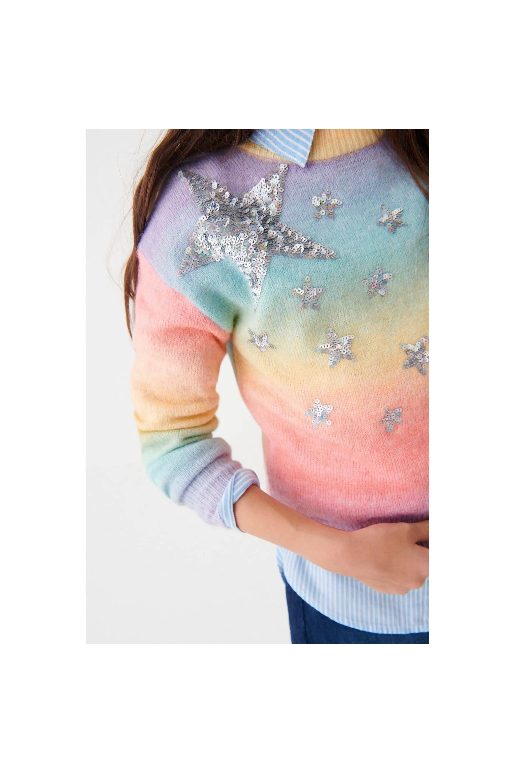 Multi Sequin Girls Jumper - NEXT Multicolor Jumpers