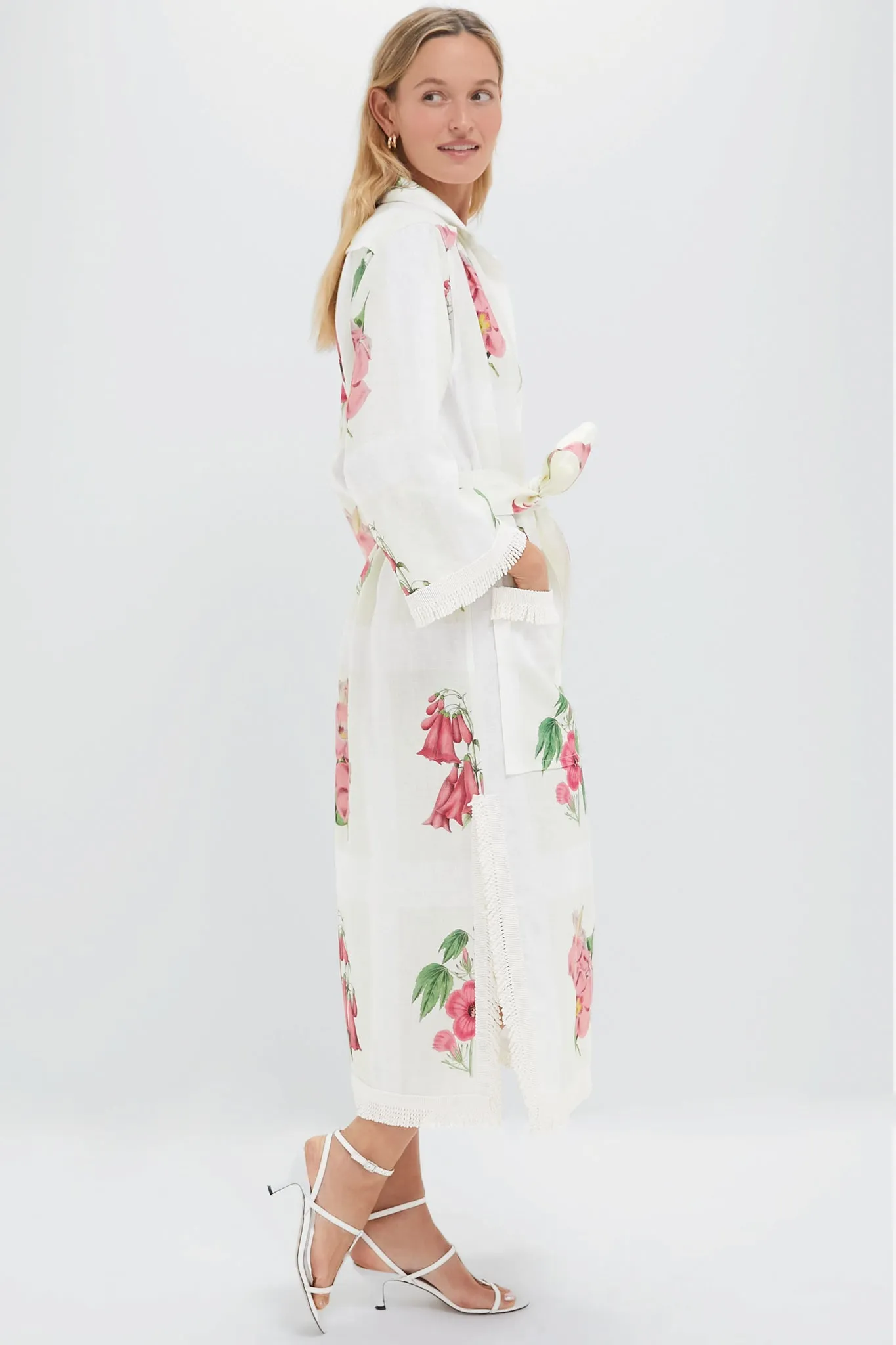 Multi Verandah Floral Long Tunic Dress