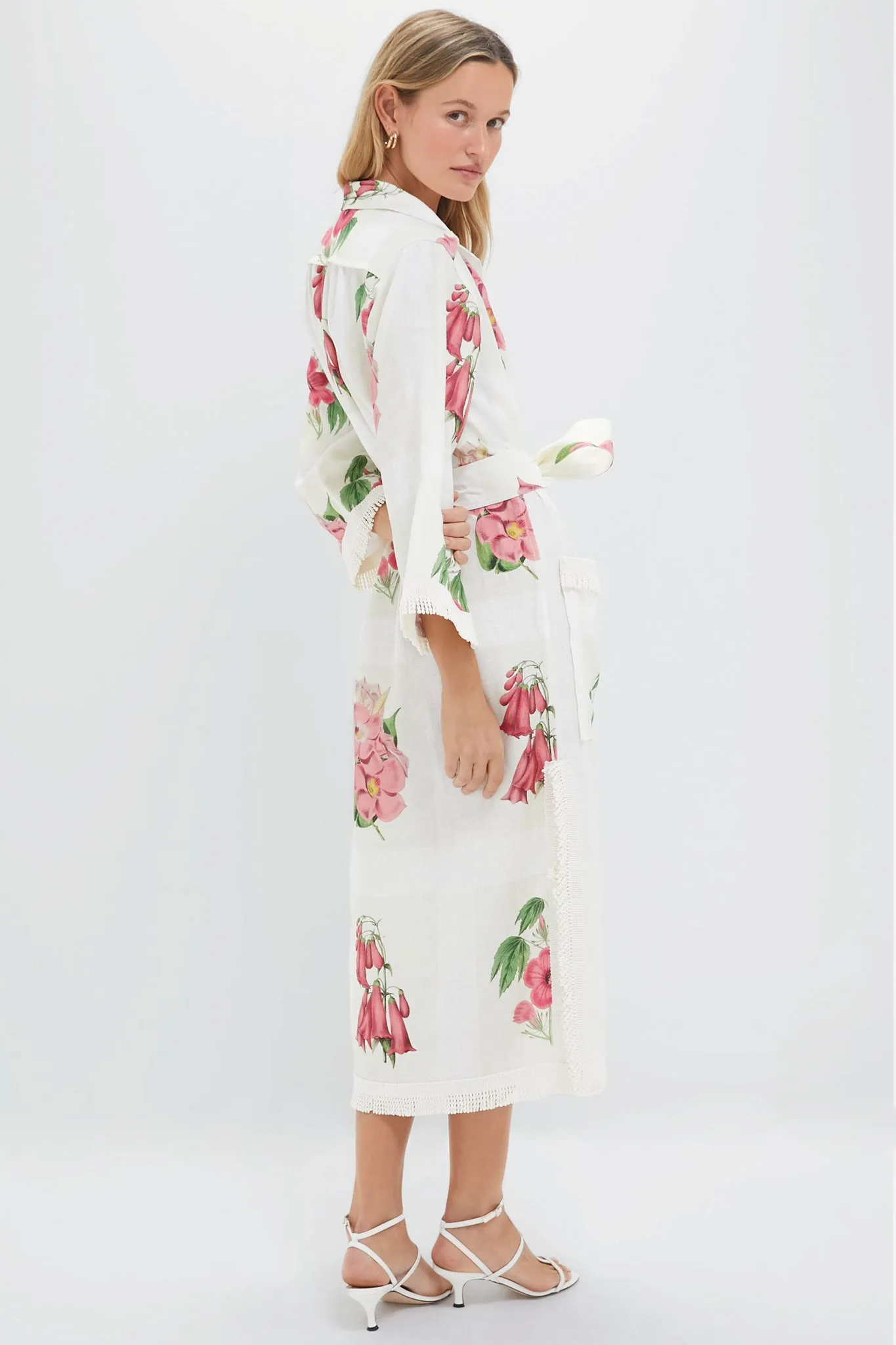 Multi Verandah Floral Long Tunic Dress