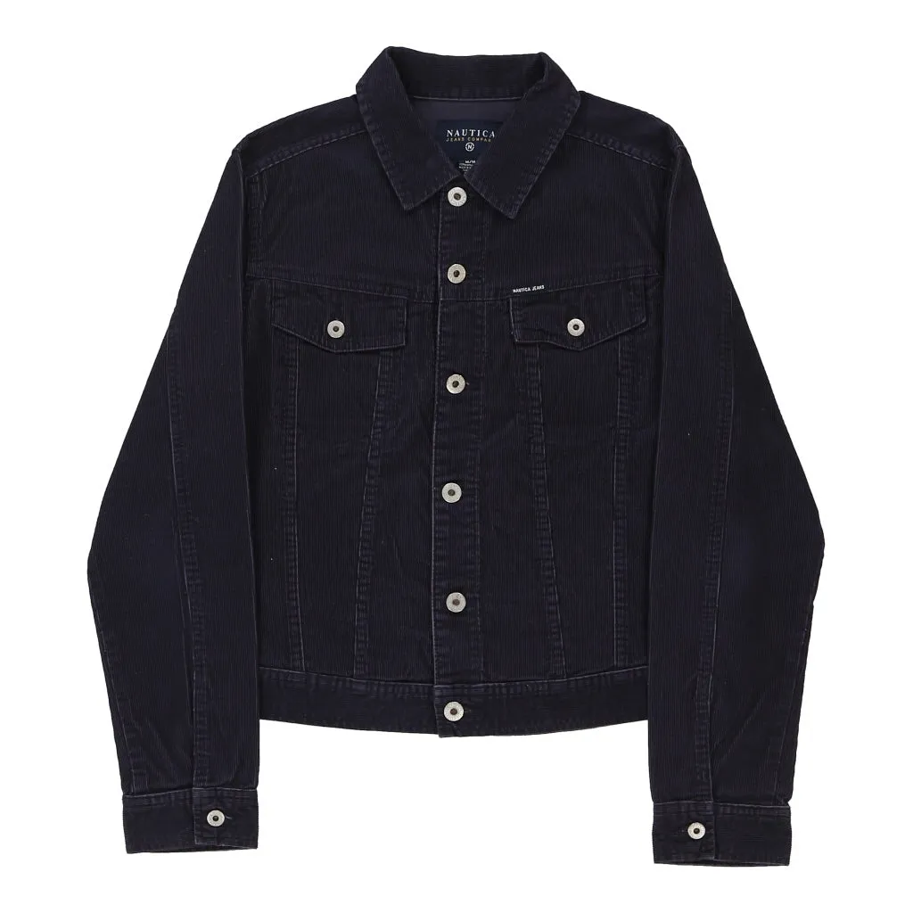 Nautica Cord Jacket - Medium Navy Cotton