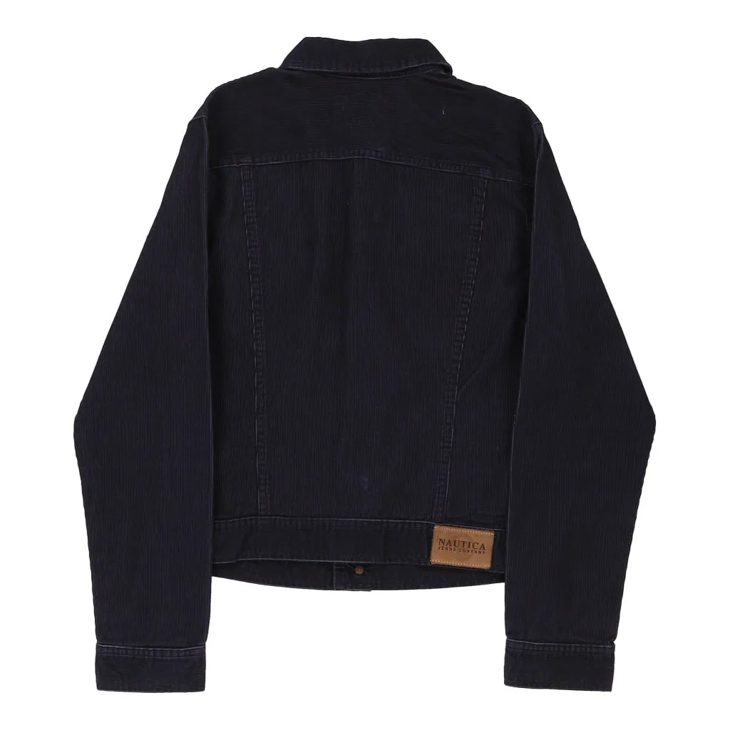 Nautica Cord Jacket - Medium Navy Cotton