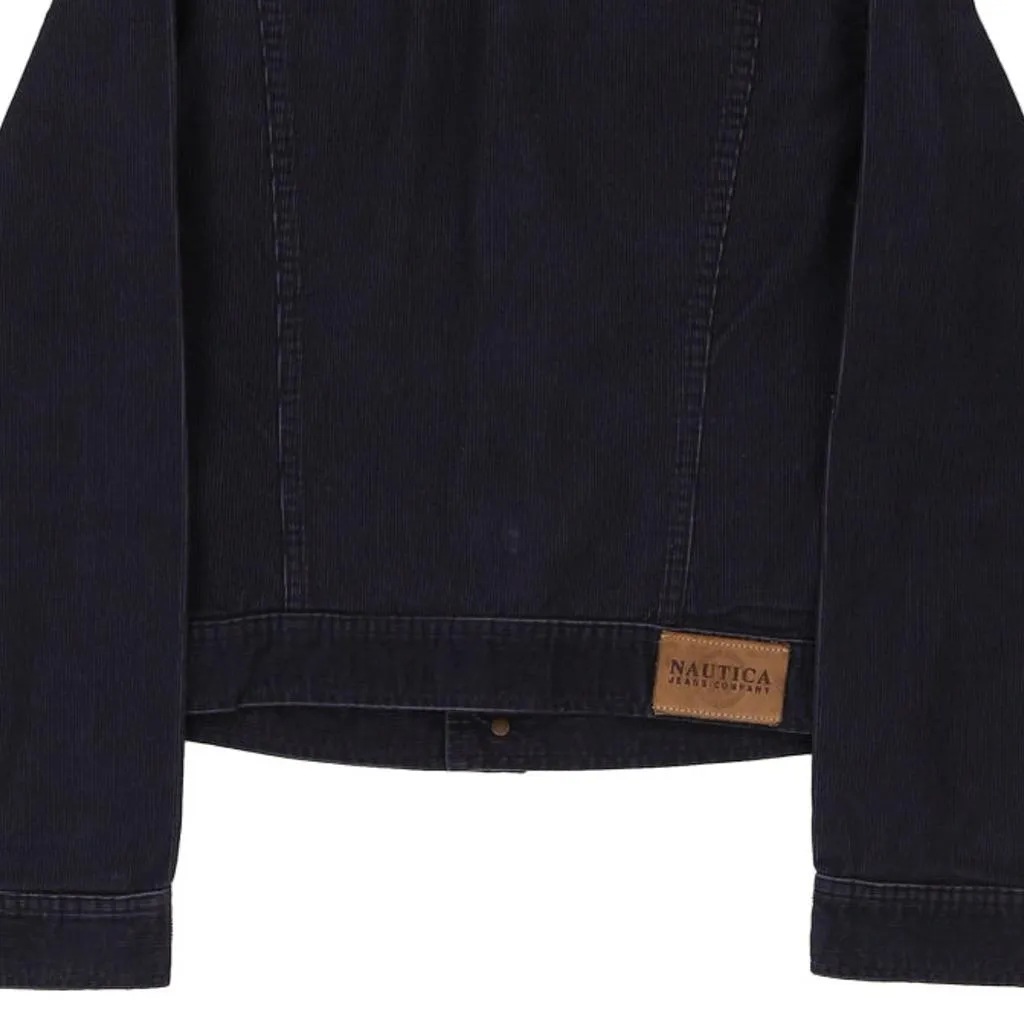 Nautica Cord Jacket - Medium Navy Cotton