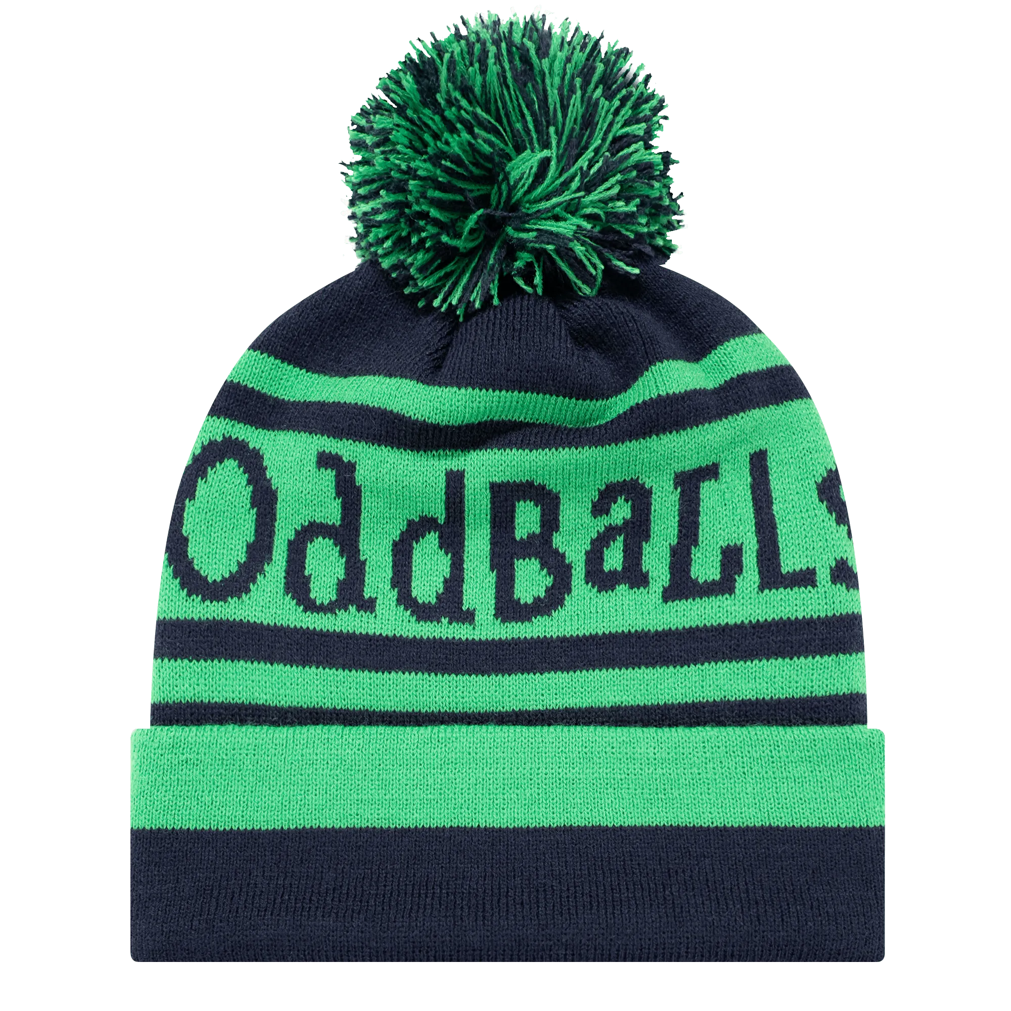 Navy | Irish Green - Bobble Hat