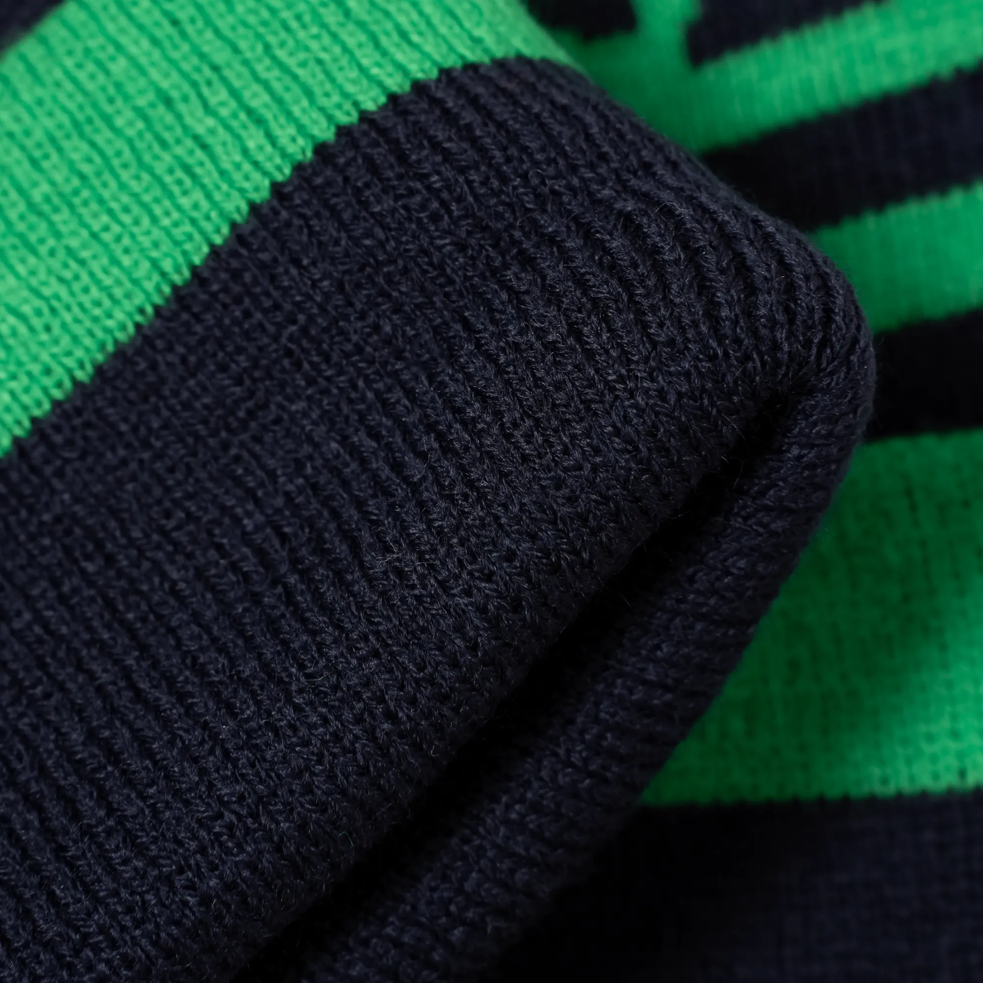 Navy | Irish Green - Bobble Hat