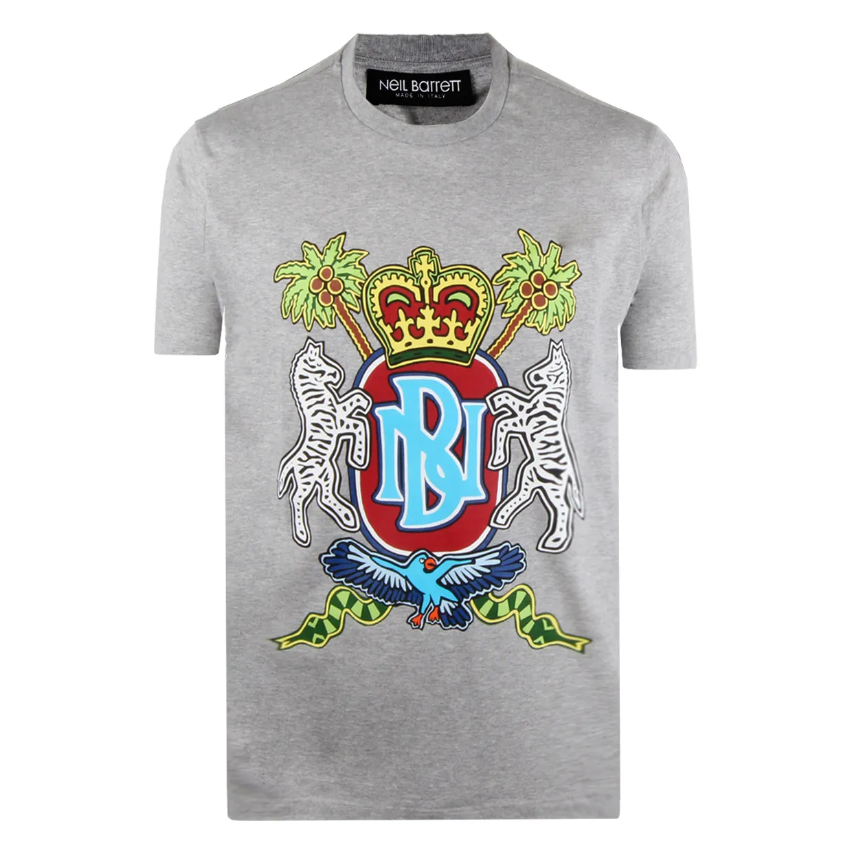 Neil Barrett T-shirt with Coat of Arms Print