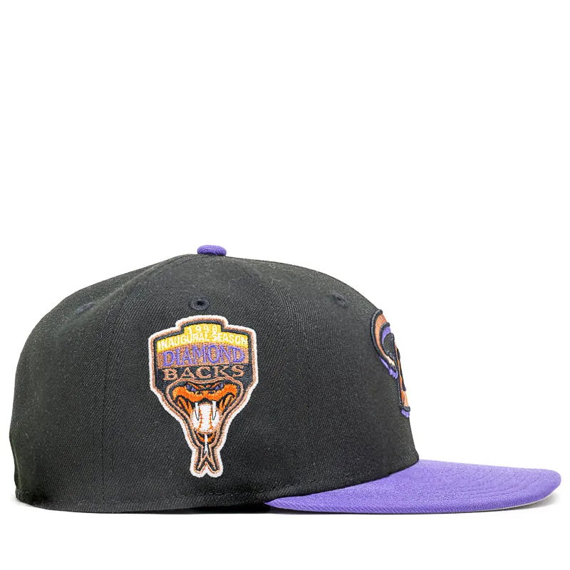 New Era x Politics Arizona Diamondbacks 59FIFTY Fitted Hat - Black/Purple