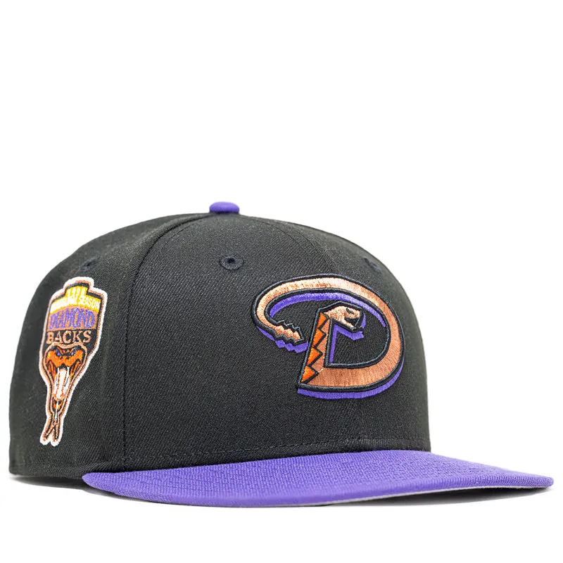 New Era x Politics Arizona Diamondbacks 59FIFTY Fitted Hat - Black/Purple