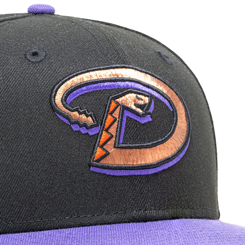 New Era x Politics Arizona Diamondbacks 59FIFTY Fitted Hat - Black/Purple