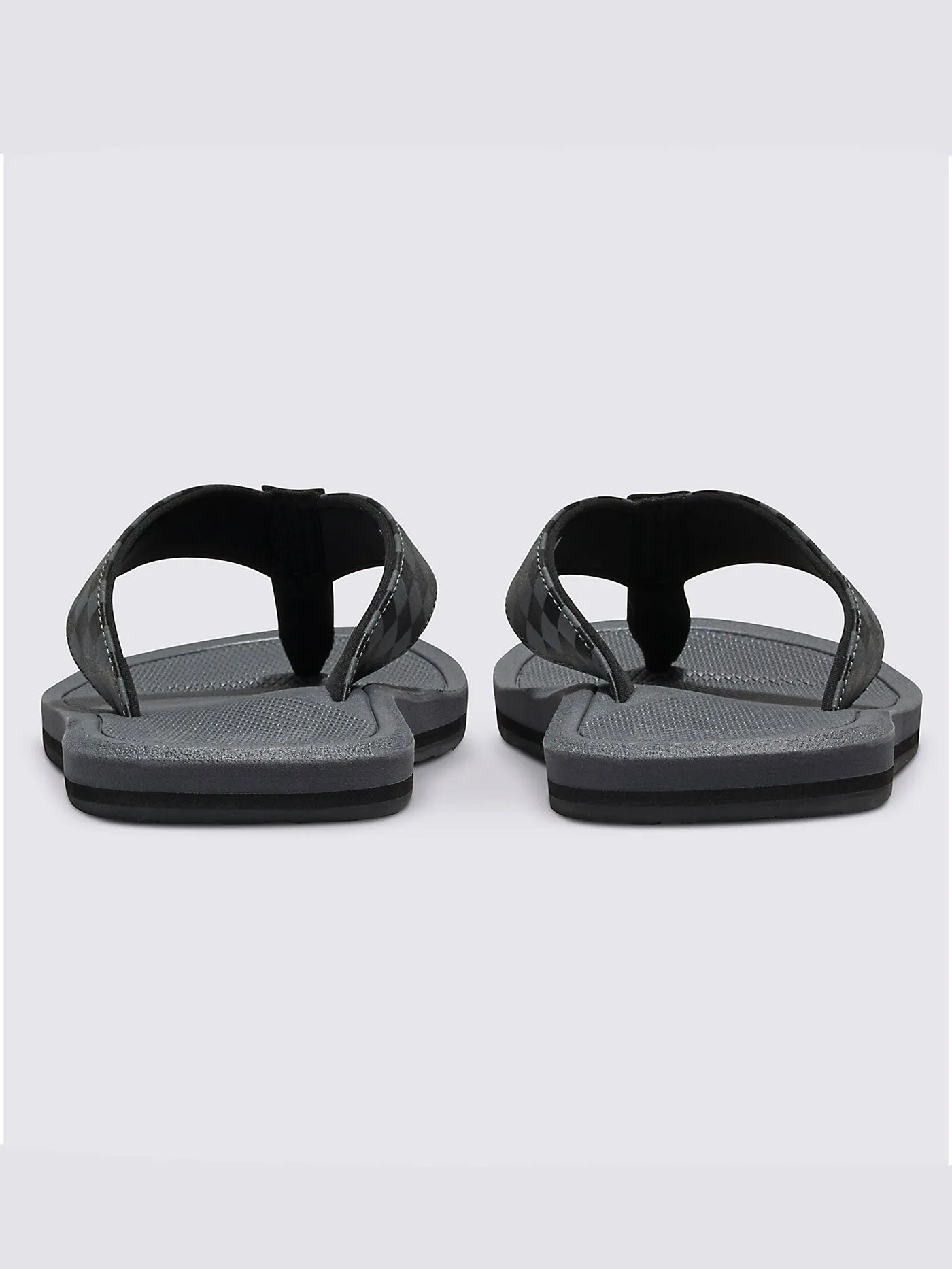 Synthetic Checkerboard Black/Pewter Sandals