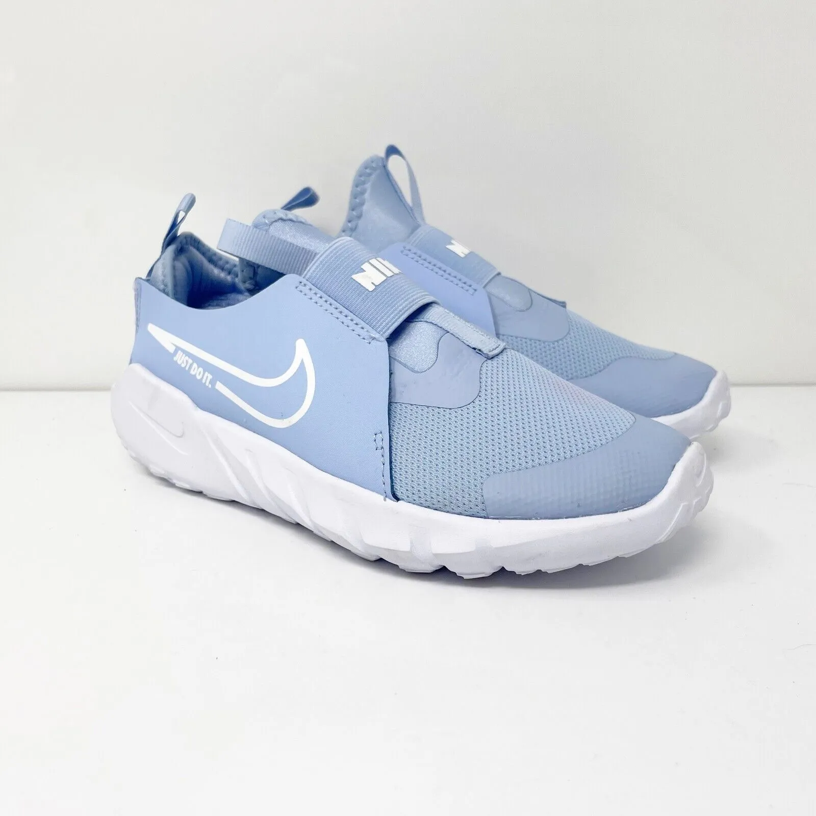 Nike Boys Flex Runner 2 DJ6038-400 Blue Running Shoes Sneakers Size 4Y