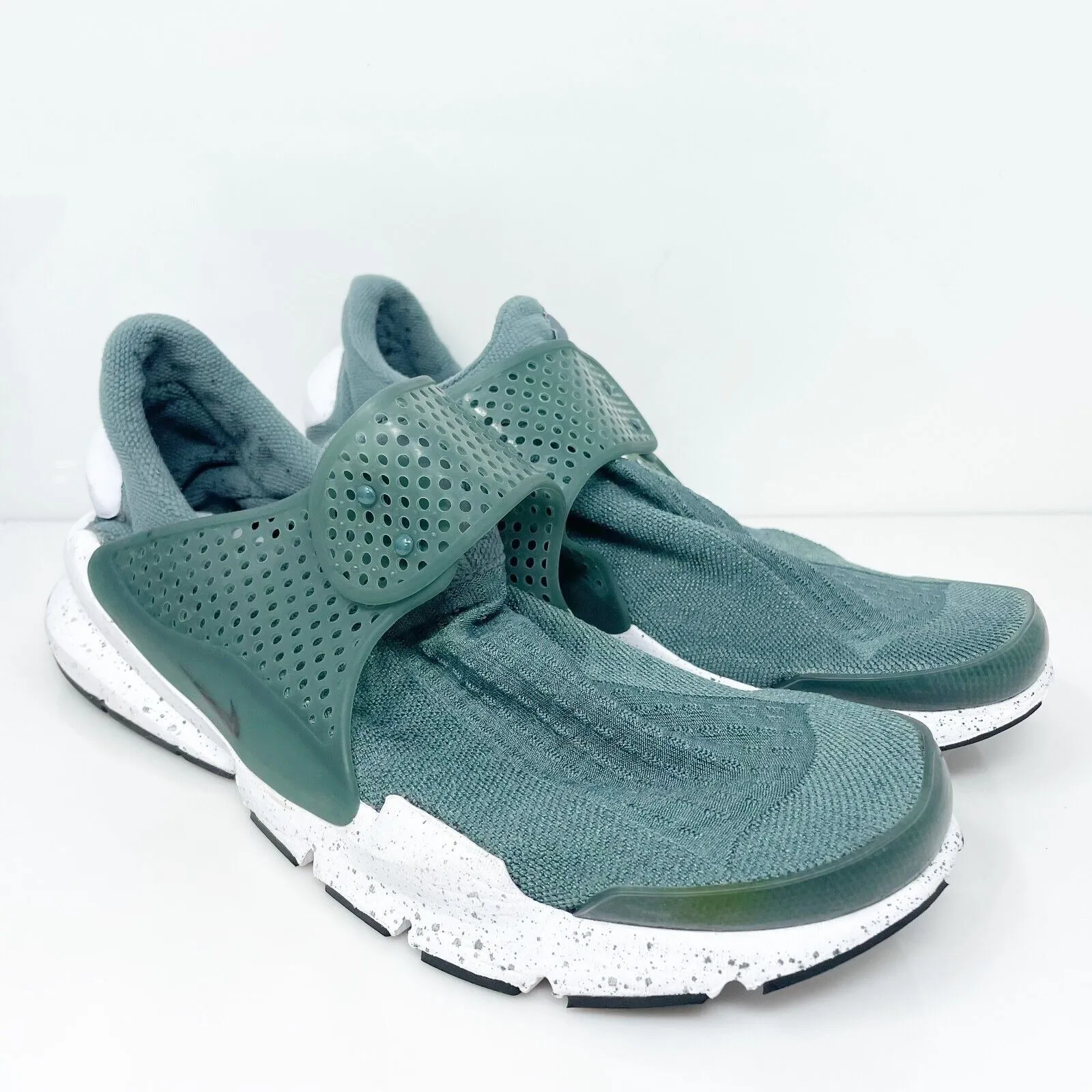 Nike Mens Sock Dart 833124-302 Green Running Shoes Sneakers Size 10