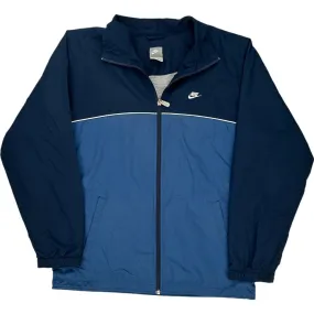 Nike Two-Tone Jacket - Medium - Blue Polyester