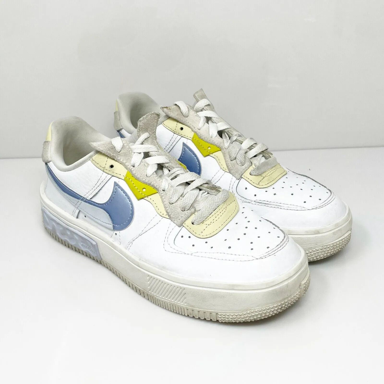 Nike Womens Air Force 1 Fontanka DV2175-100 White Casual Shoes Sneakers Size 8.5