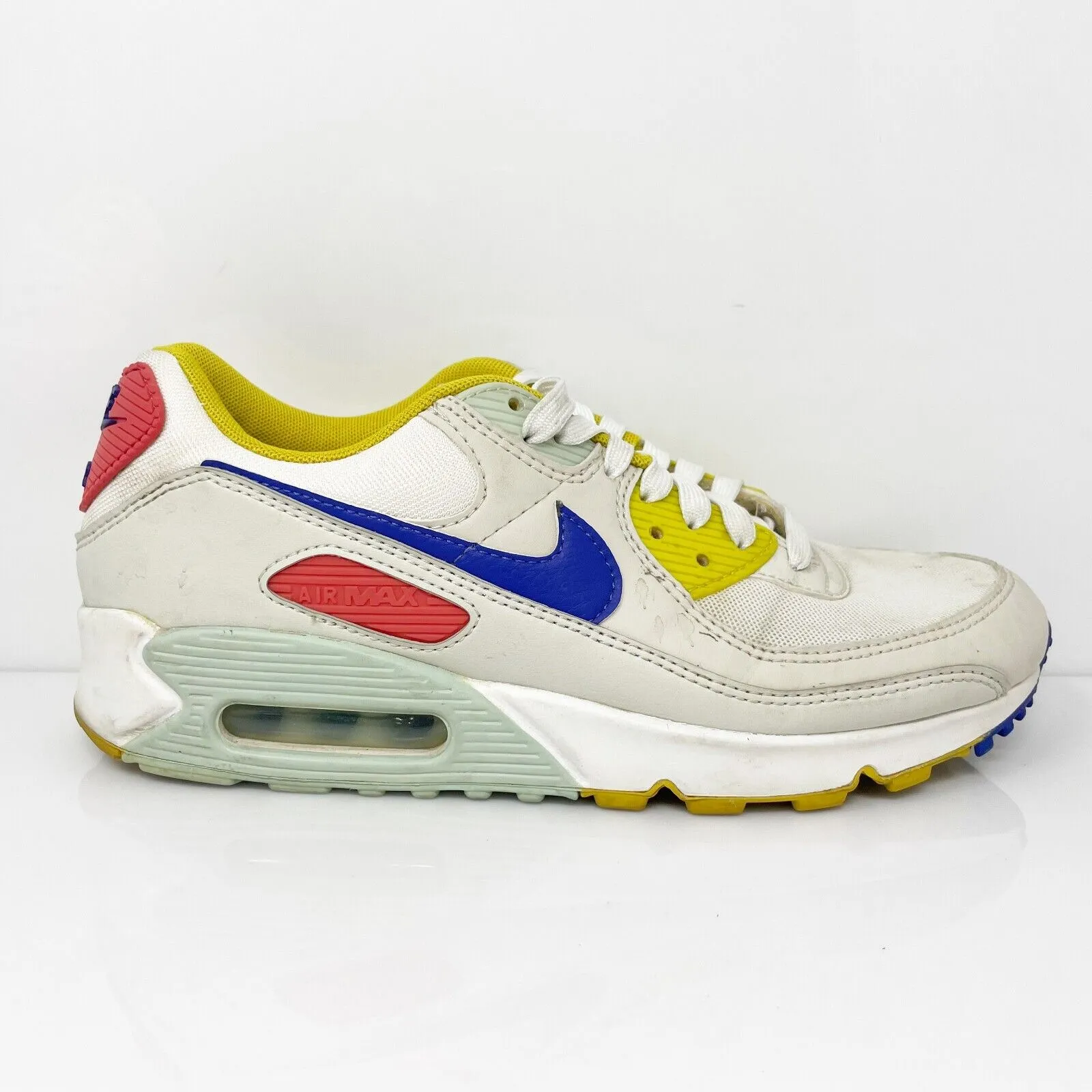 Nike Womens Air Max 90 DA8726-100 White Casual Shoes Sneakers Size 9