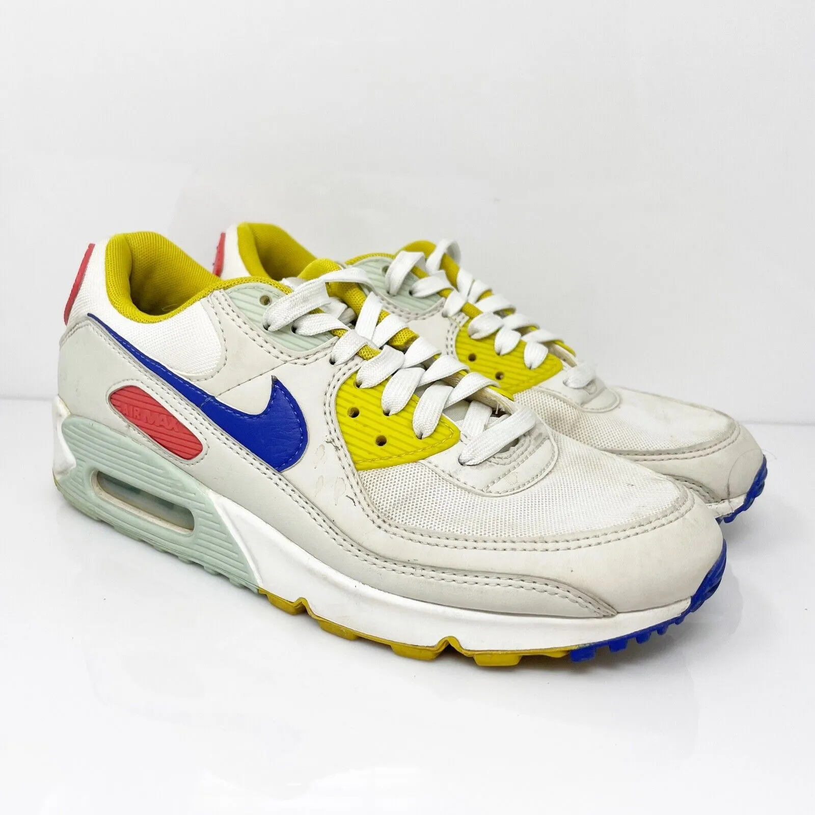 Nike Womens Air Max 90 DA8726-100 White Casual Shoes Sneakers Size 9