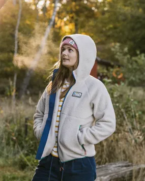 Eco-Friendly Oatmeal Sherpa Fleece Full Zip Jacket - North Coast 2.0