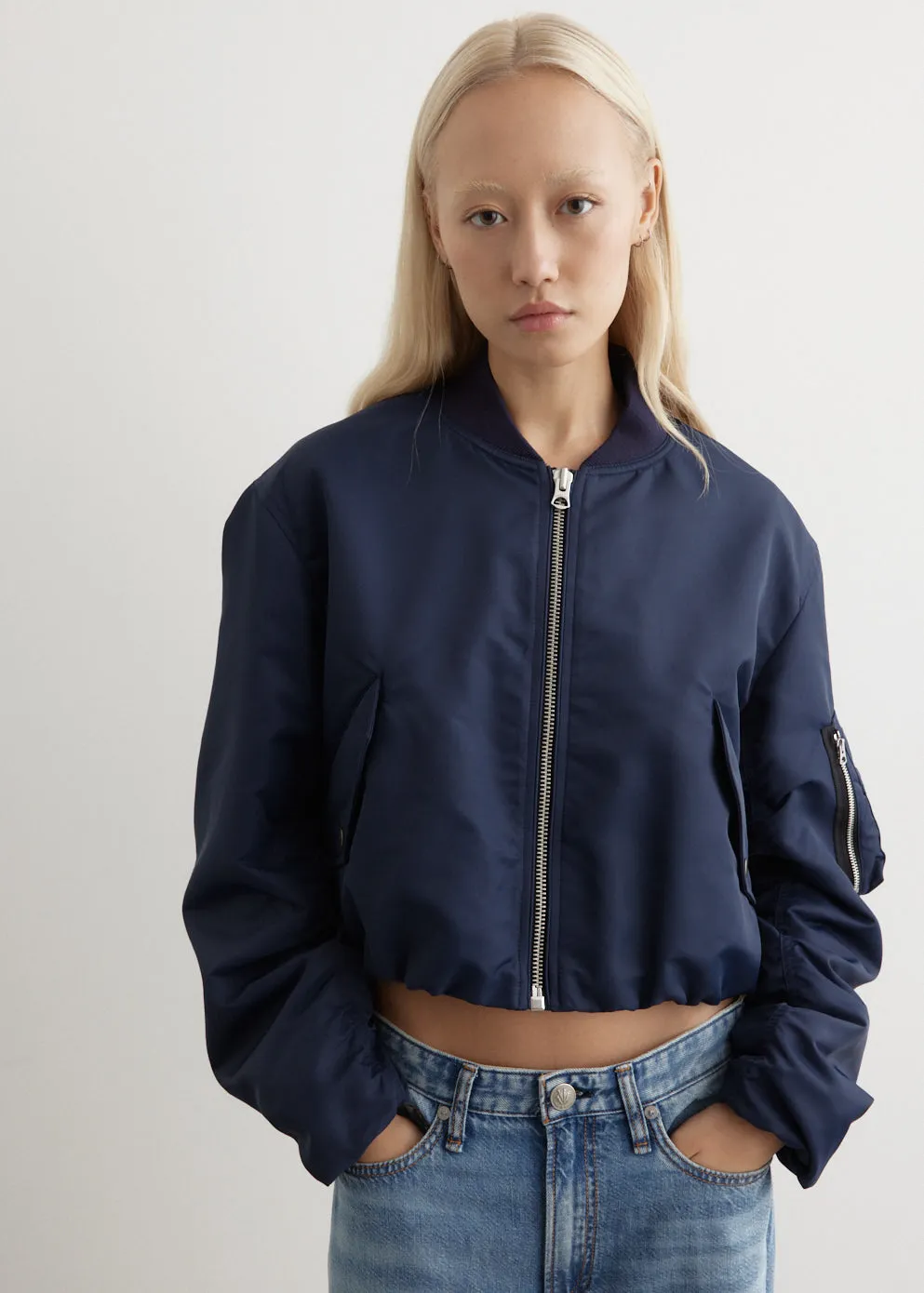 Nylon Bomber Coat by Rag & Bone - Maggie Cropped