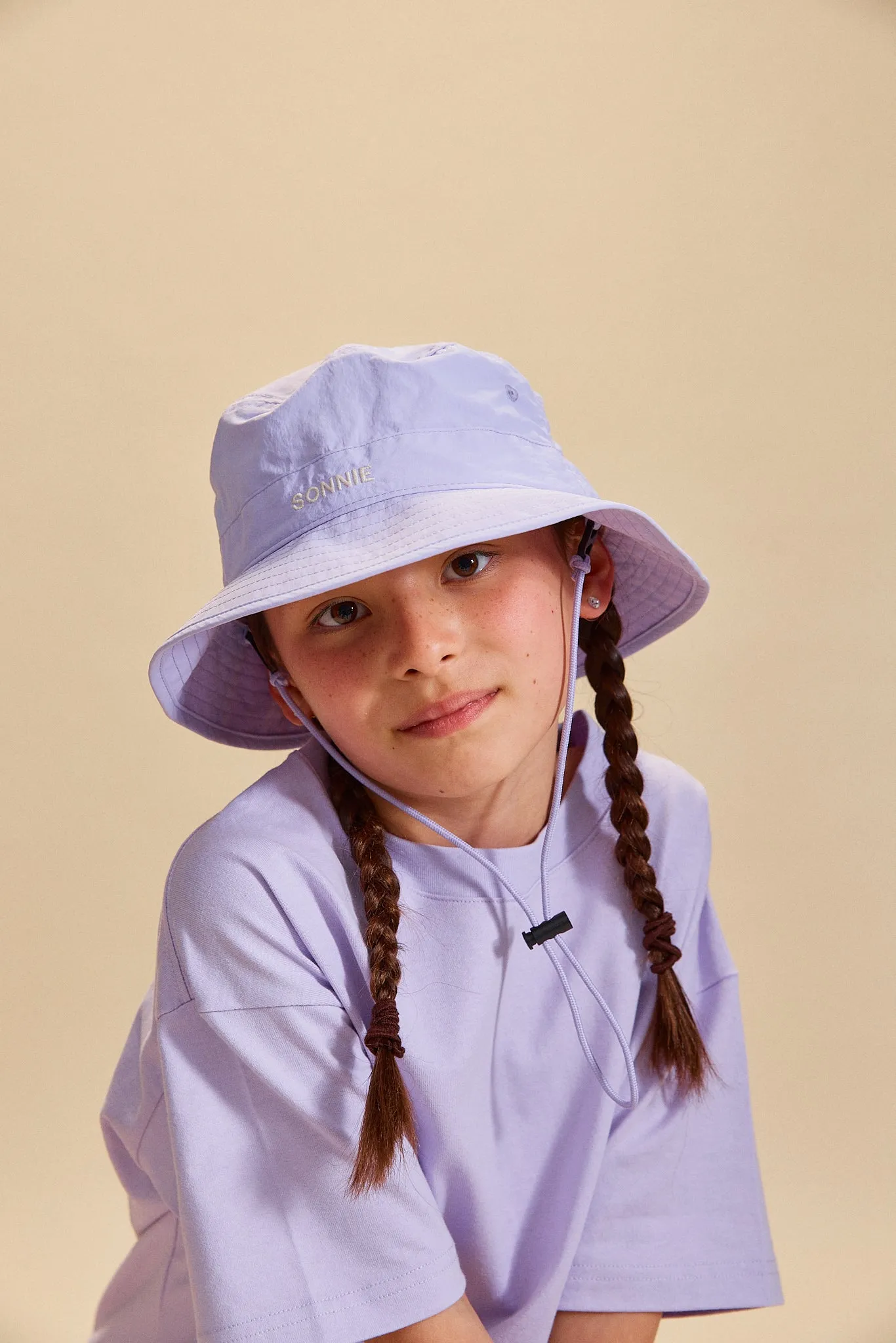 Nylon Bucket Hat || Lilac